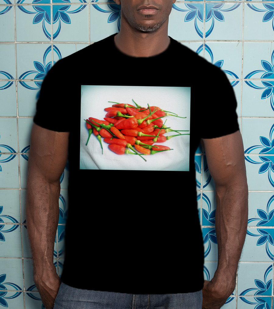 Red Chilli Peppers Abundance Hot And Spicy T-Shirt