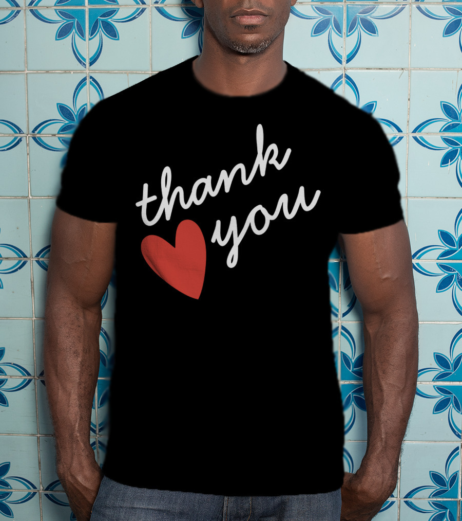 Thank You Red Heart T-Shirt