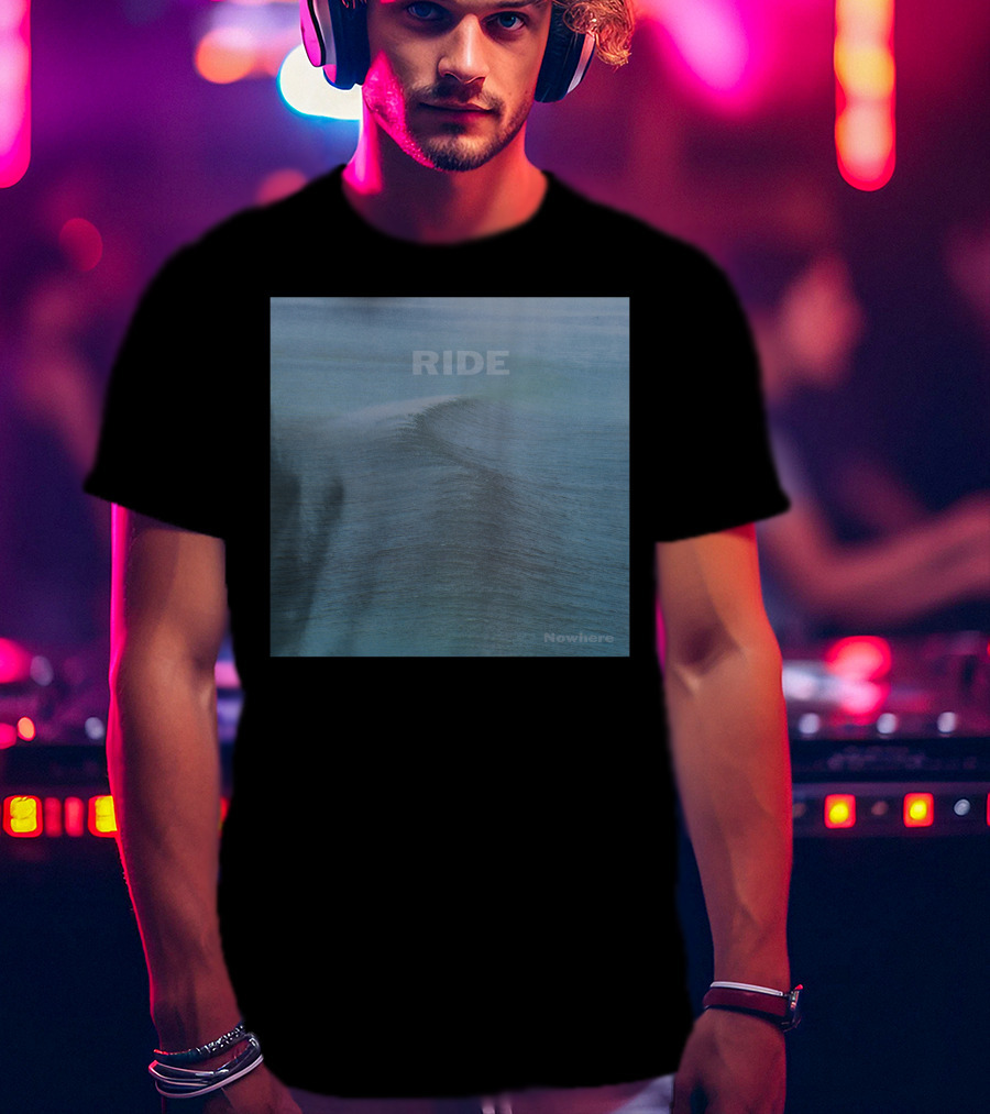 Ride Nowhere Album Cover Ocean Wave T-Shirt