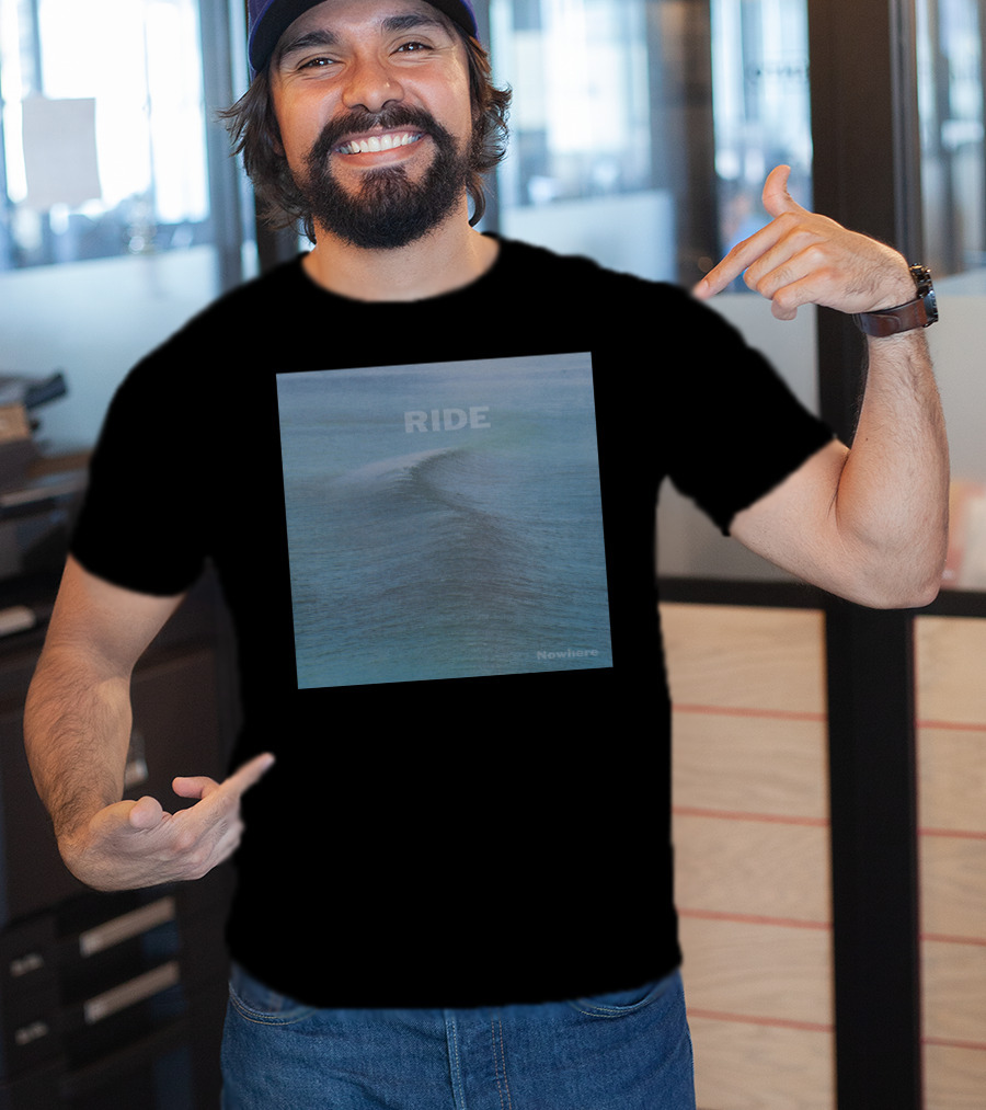 Ride Nowhere Album Cover Ocean Wave T-Shirt