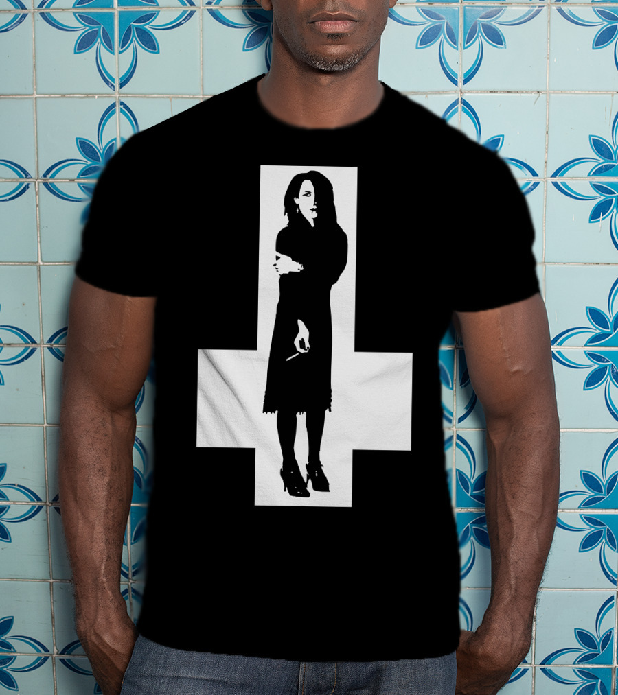 Rozz Williams Gothic Silhouette Cross T-Shirt