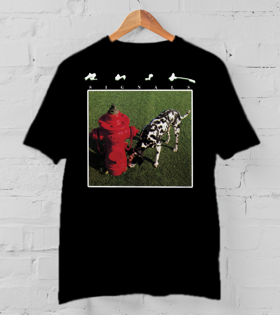 Rush Signals Dalmatian And Fire Hydrant T-Shirt