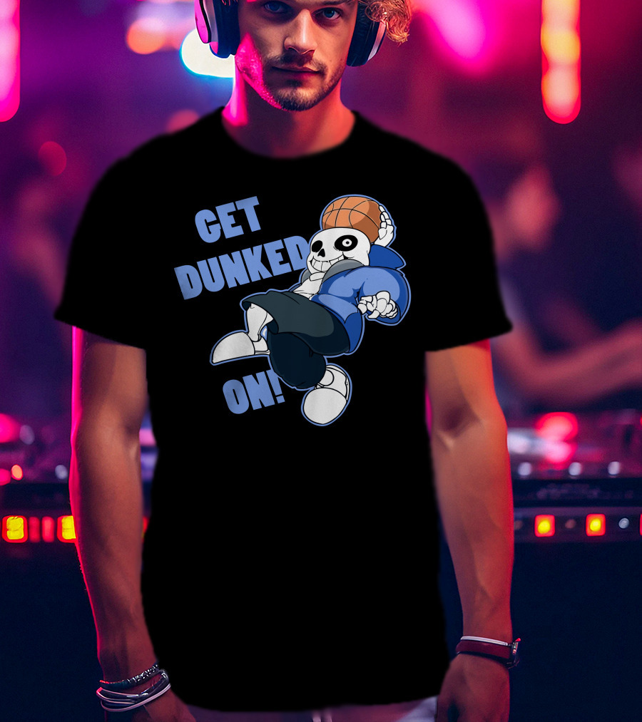 Sans Undertale Get Dunked On Basketball T-Shirt