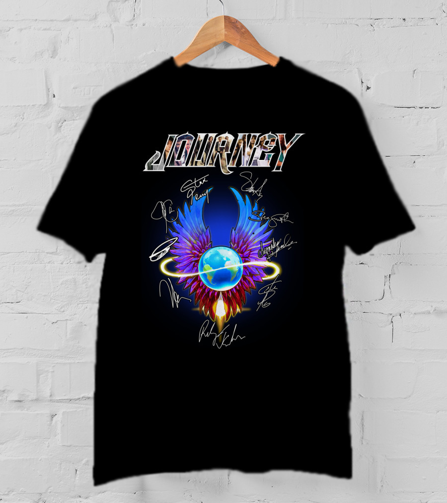 Journey Band Winged Globe T-Shirt