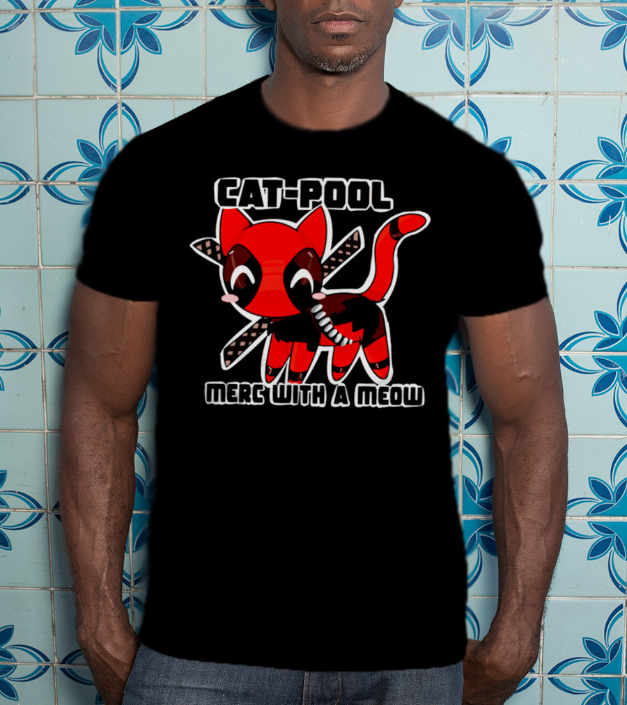 Cat-Pool Merc With A Meow T-Shirt