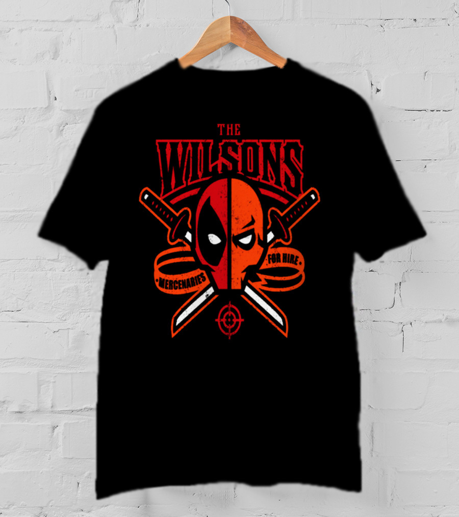 The Wilsons Deadpool Mercenaries For Hire T-Shirt