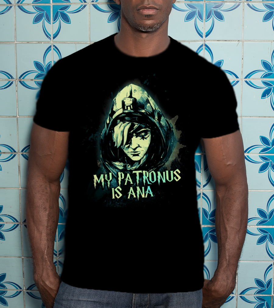 Overwatch My Patronus Is Ana Hoodie Character T-Shirt