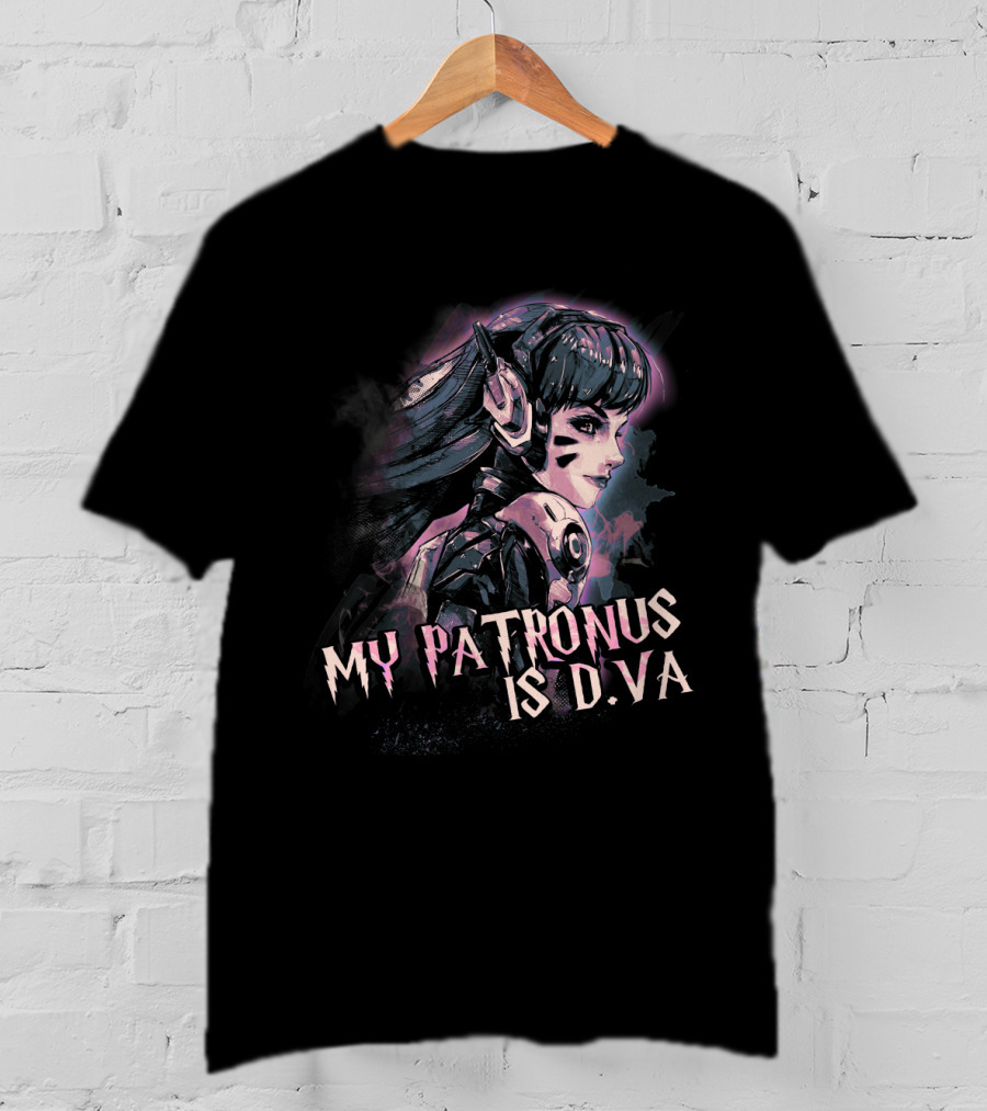 Game Overwatch D.Va My Patronus Is D.Va Fan T-Shirt