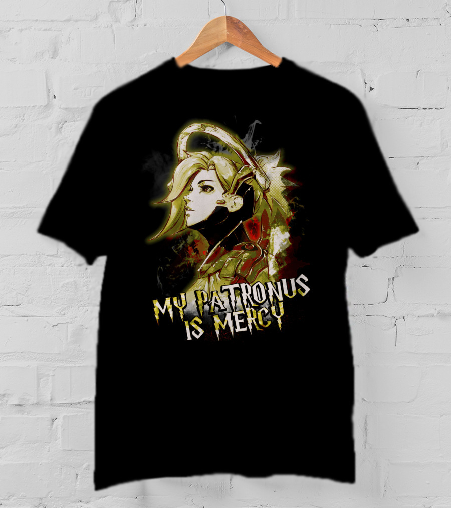 My Patronus Is Mercy Overwatch Gaming Character T-Shirt