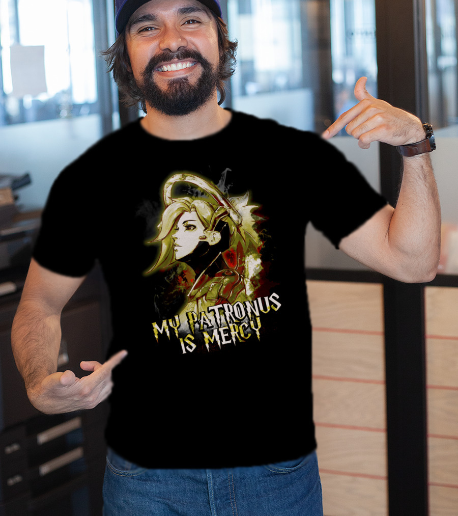 My Patronus Is Mercy Overwatch Gaming Character T-Shirt