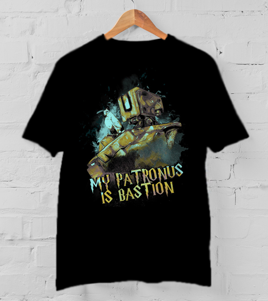 Overwatch Bastion Patronus Mashup Gaming T-Shirt