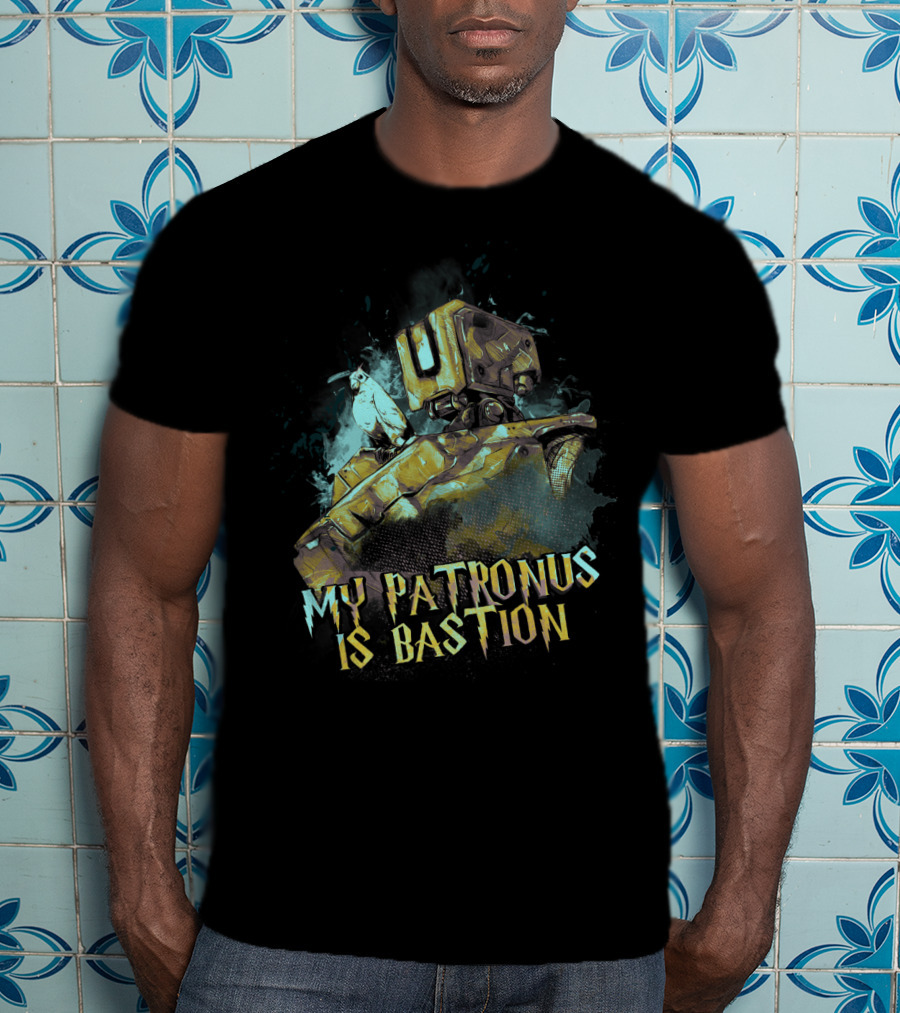 Overwatch Bastion Patronus Mashup Gaming T-Shirt