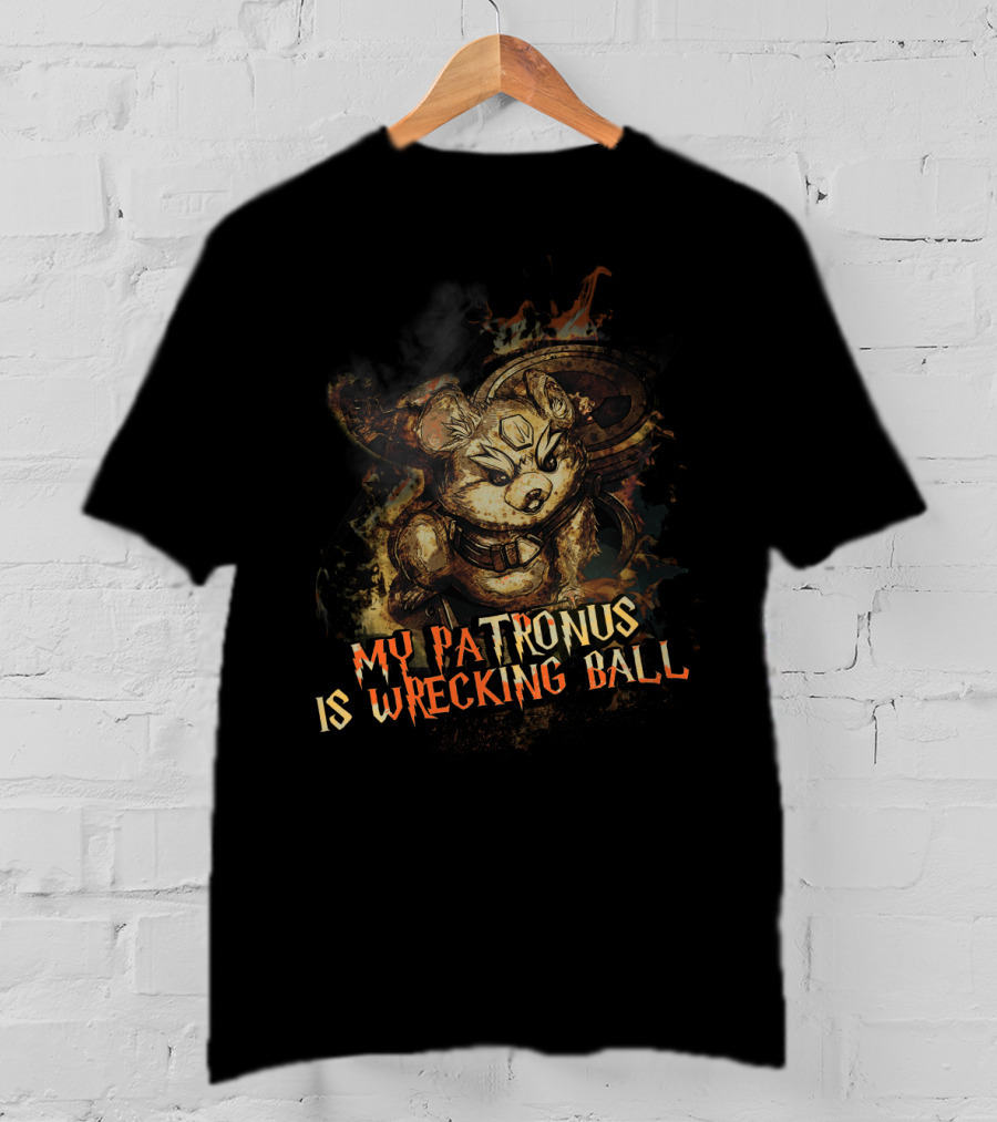 My Patronus Is Wrecking Ball Overwatch Hamster Character T-Shirt
