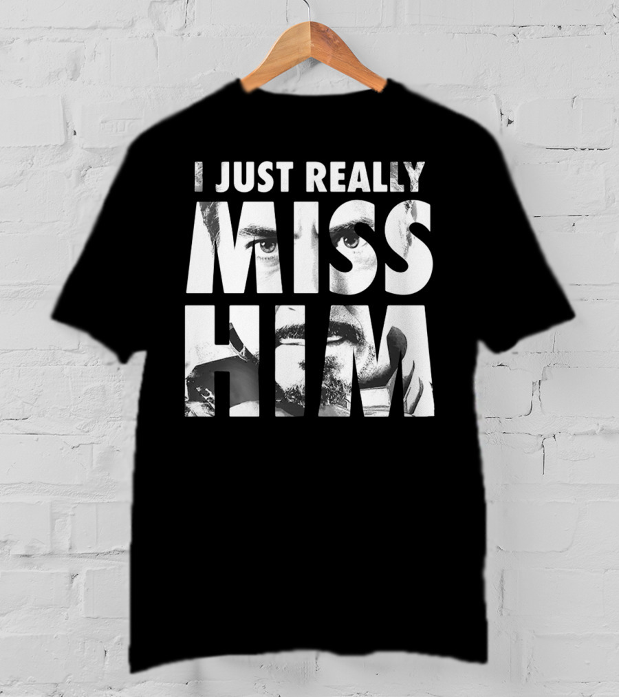I Just Really Miss Him Tony Stark Tribute Marvel T-Shirt