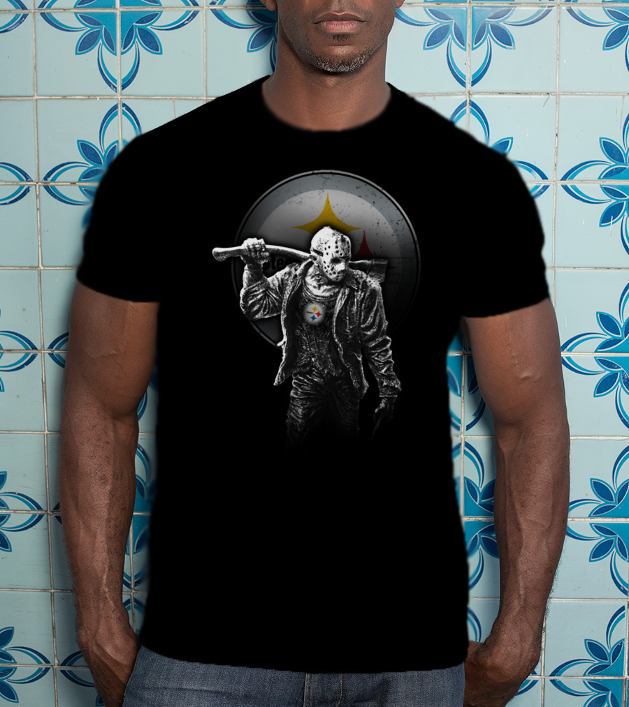Pittsburgh Steelers Masked Character With Axe T-Shirt