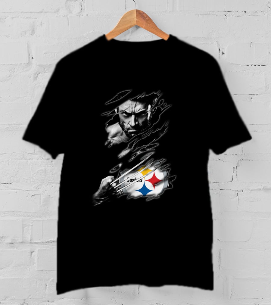 Wolverine Pittsburgh Steelers Fan Claws With Steelmark T-Shirt