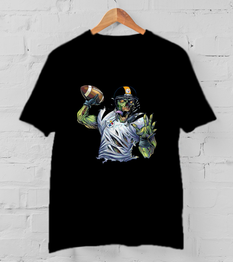 Pittsburgh Steelers Zombie Football Quarterback T-Shirt
