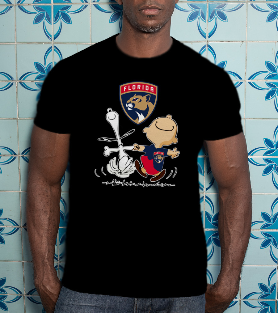 Florida Panthers Dancing Characters Iconic Sports T-Shirt
