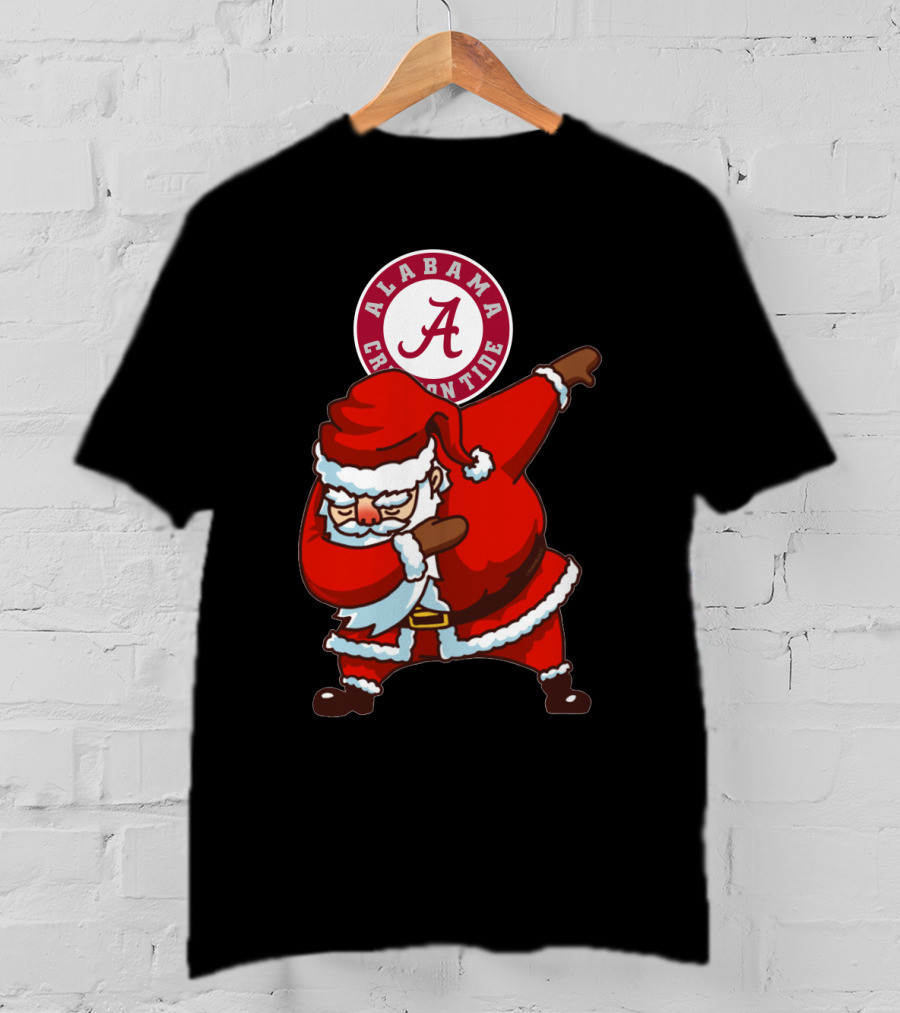 Alabama Crimson Tide Santa Dab T-Shirt