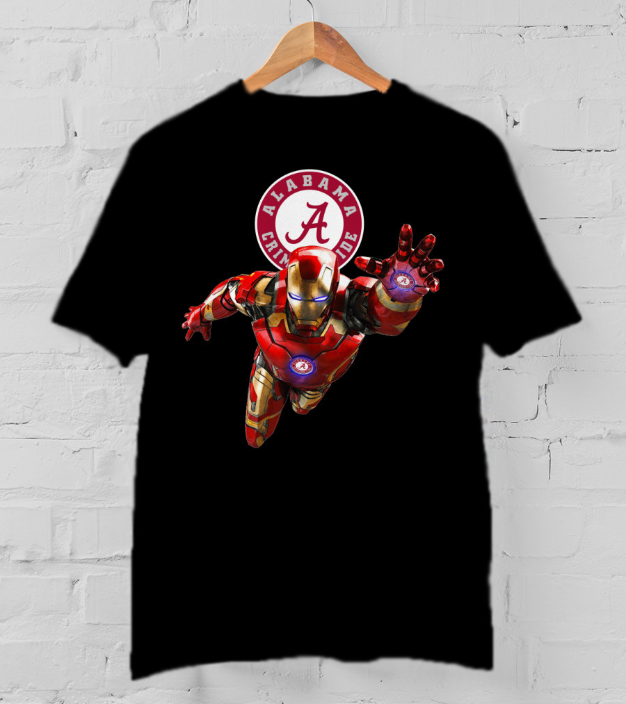 Alabama Crimson Tide Iron Man Crossover T-Shirt