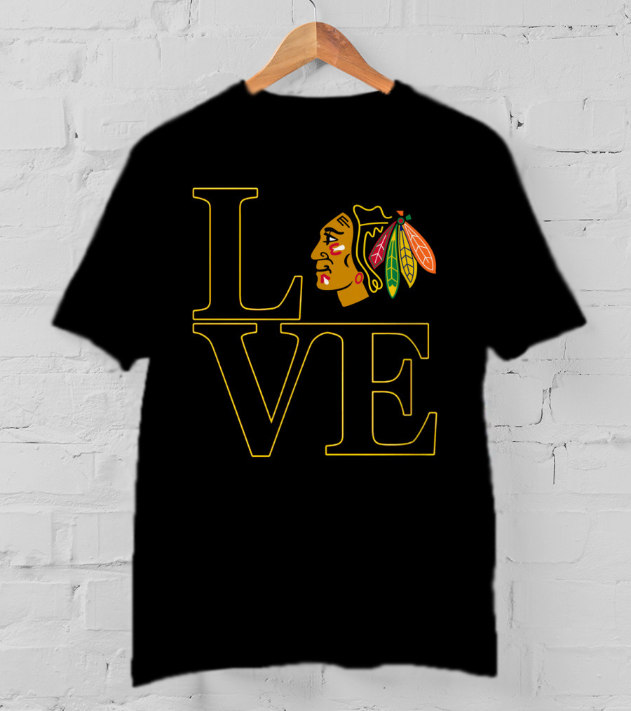 Love Chicago Blackhawks T-Shirt