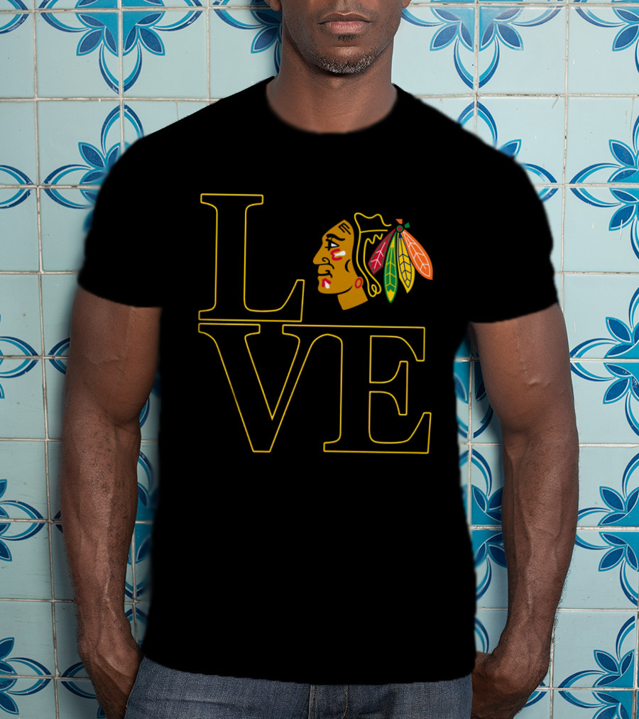 Love Chicago Blackhawks T-Shirt