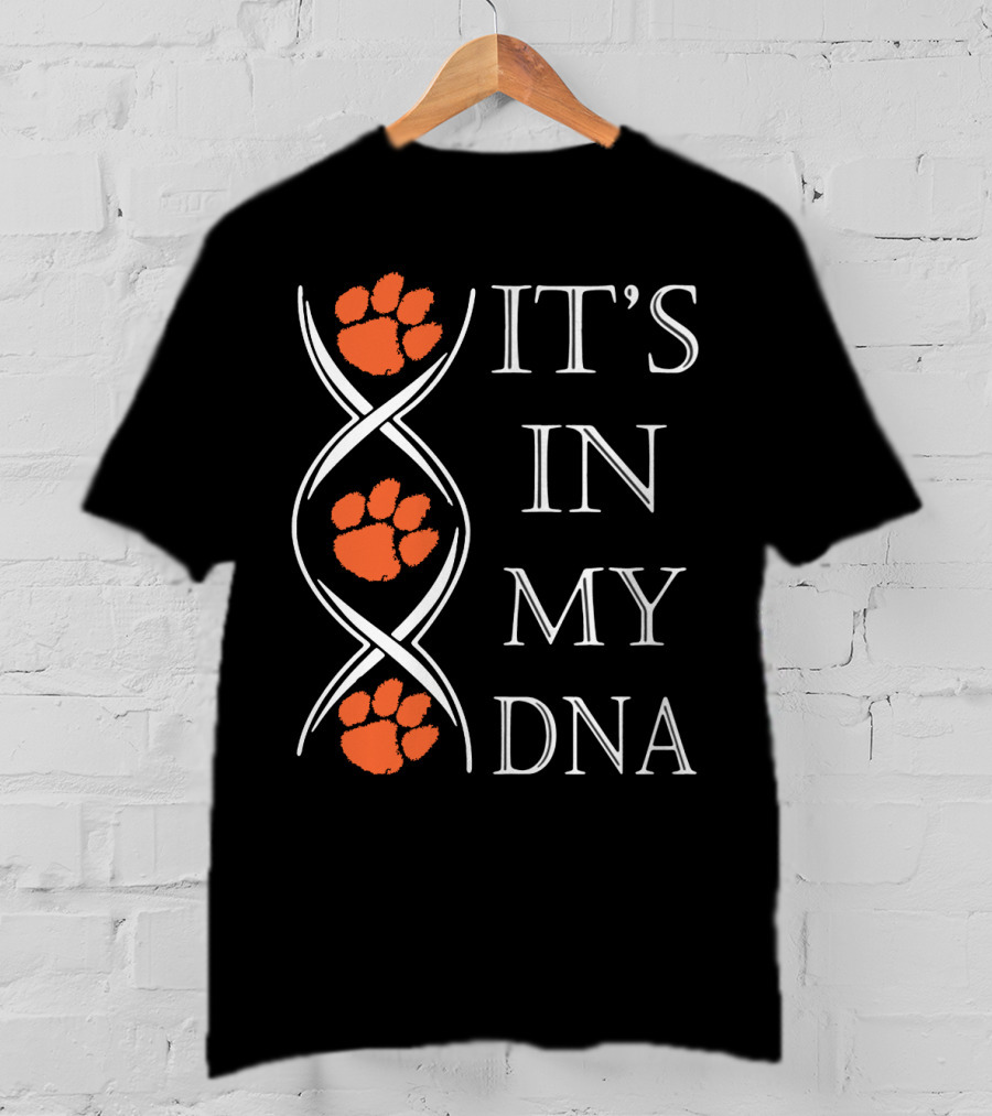Clemson Tigers Football It's In My Dna T-Shirt