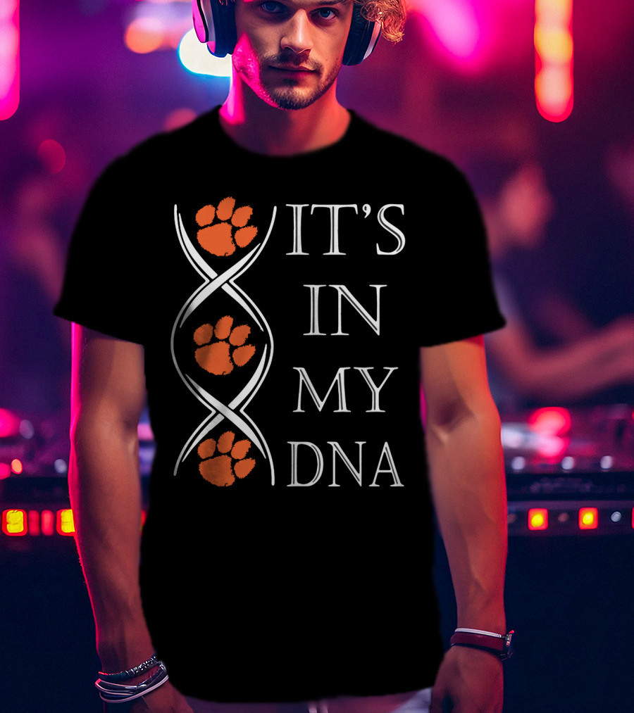 Clemson Tigers Football It's In My Dna T-Shirt
