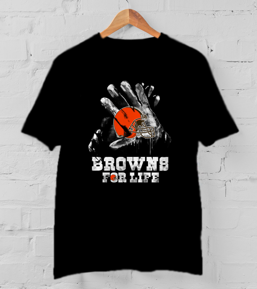 Cleveland Browns For Life Helmet T-Shirt