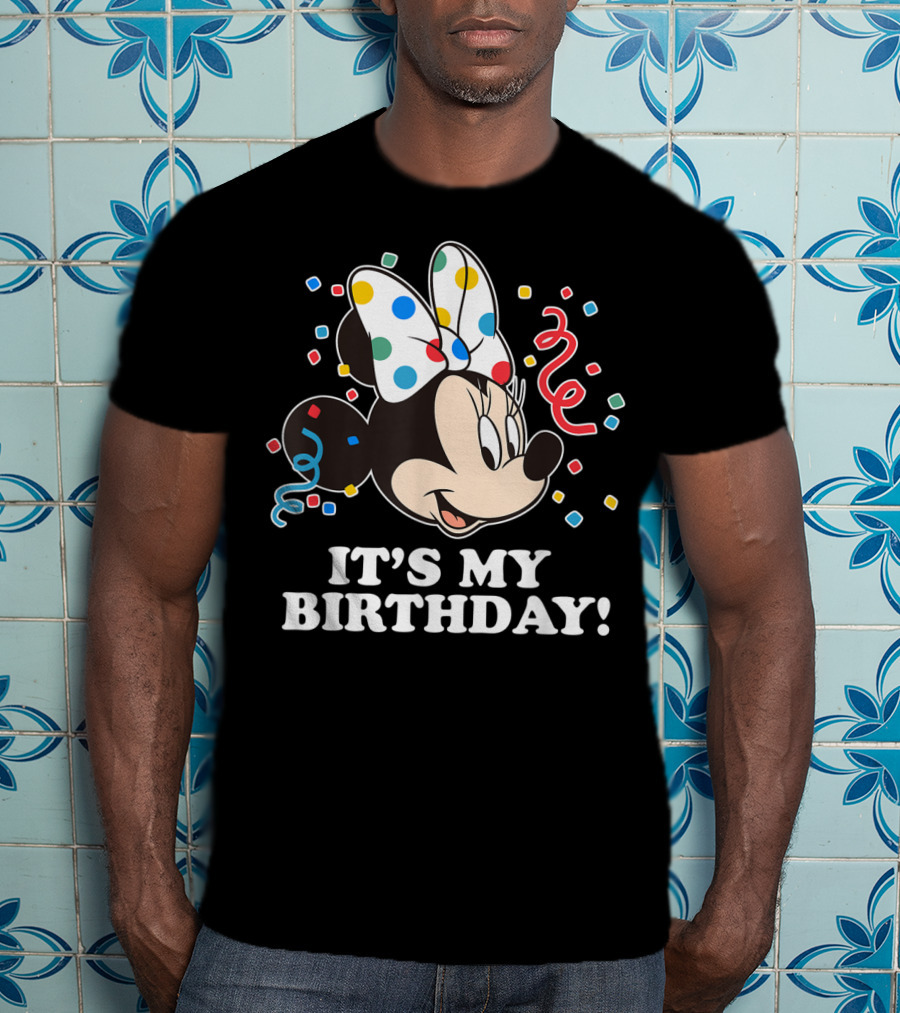 Minnie Mouse It's My Birthday Celebration T-Shirt