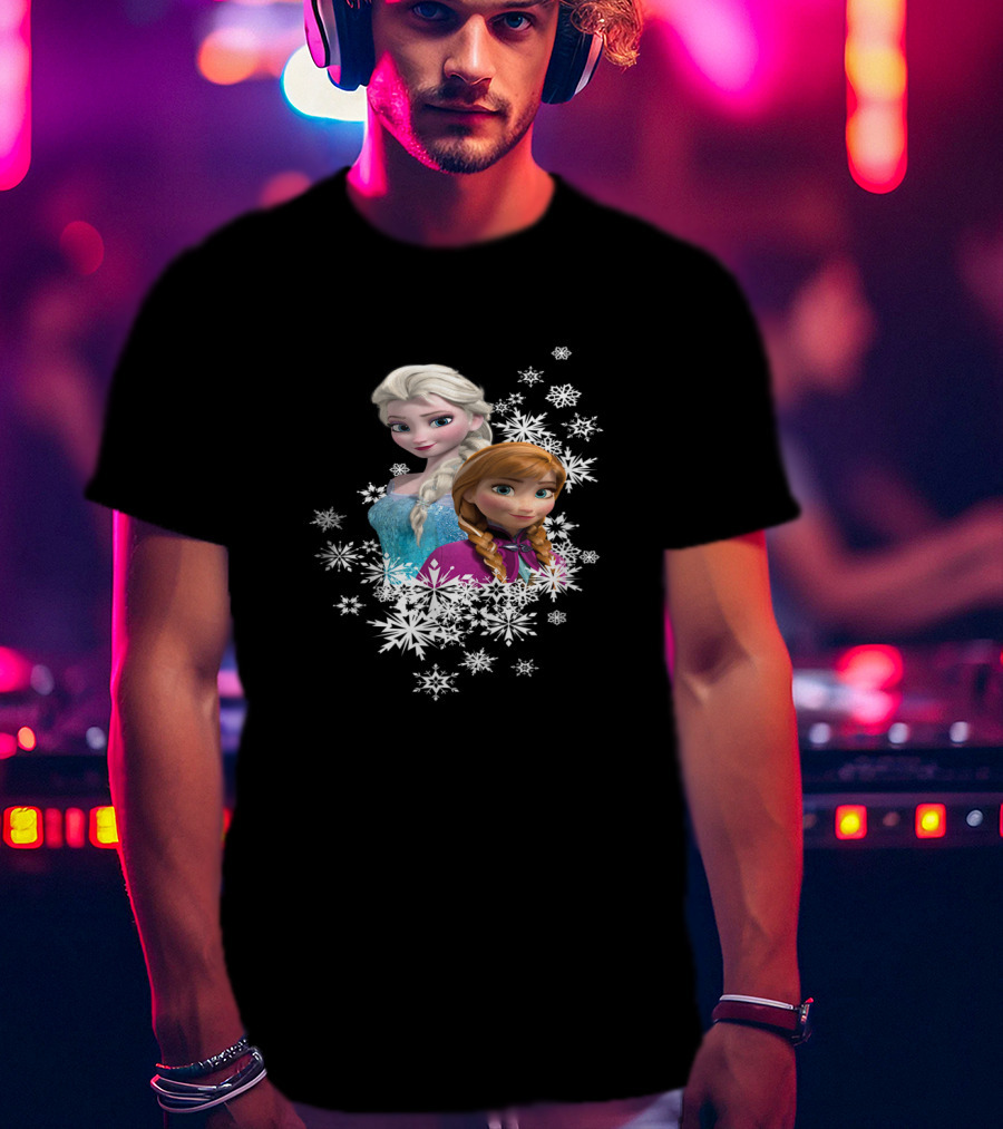 Frozen Elsa Anna Snowflakes Magic T-Shirt