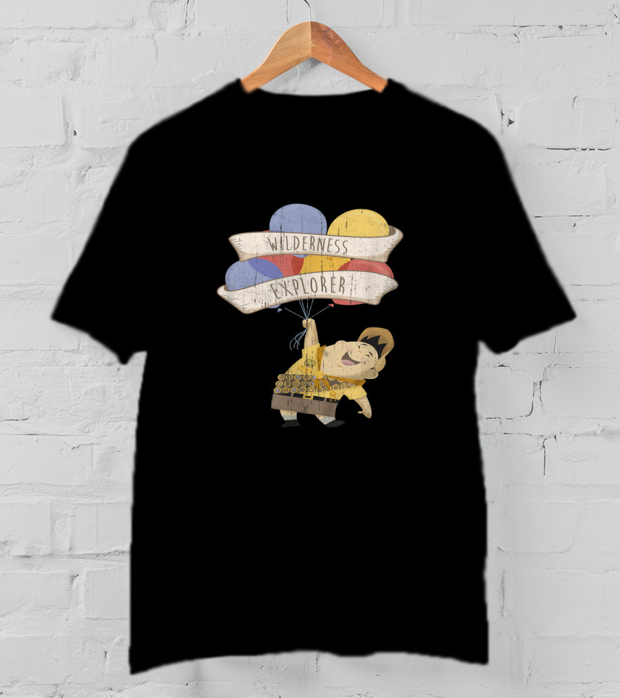 Wilderness Explorer Up Balloons Disney Films T-Shirt