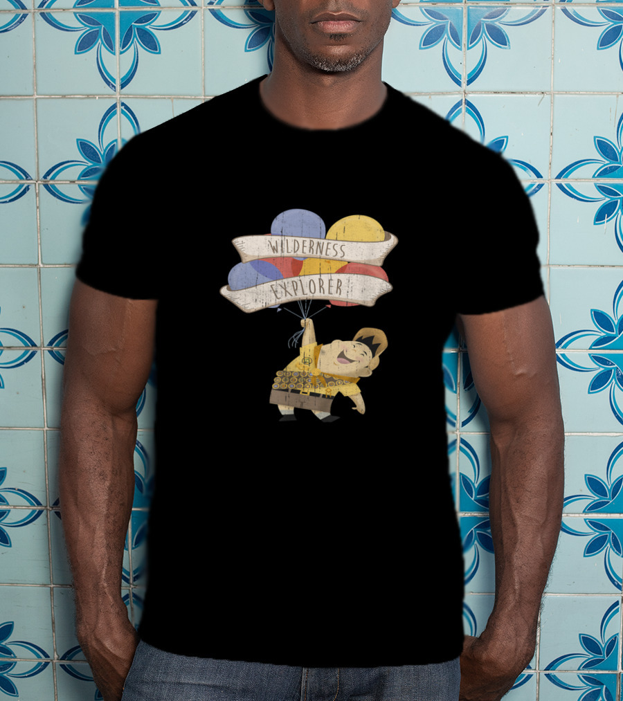 Wilderness Explorer Up Balloons Disney Films T-Shirt