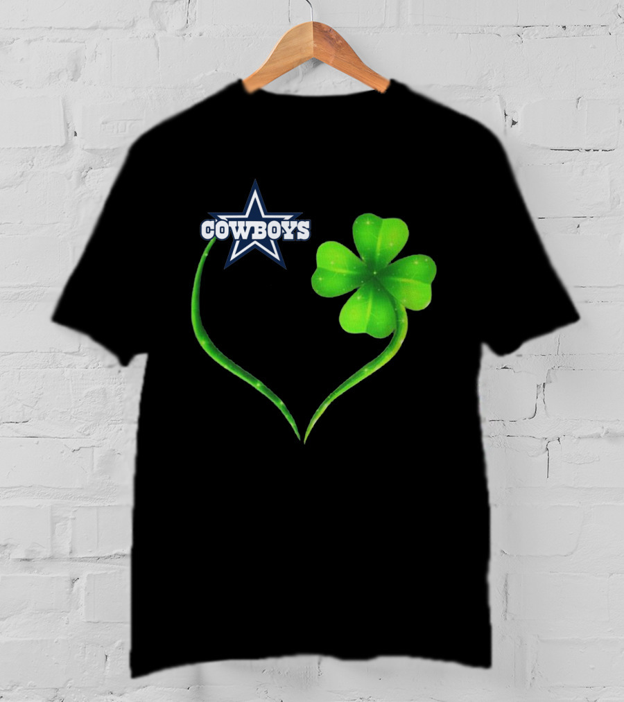Cowboys Star Clover Heart T-Shirt