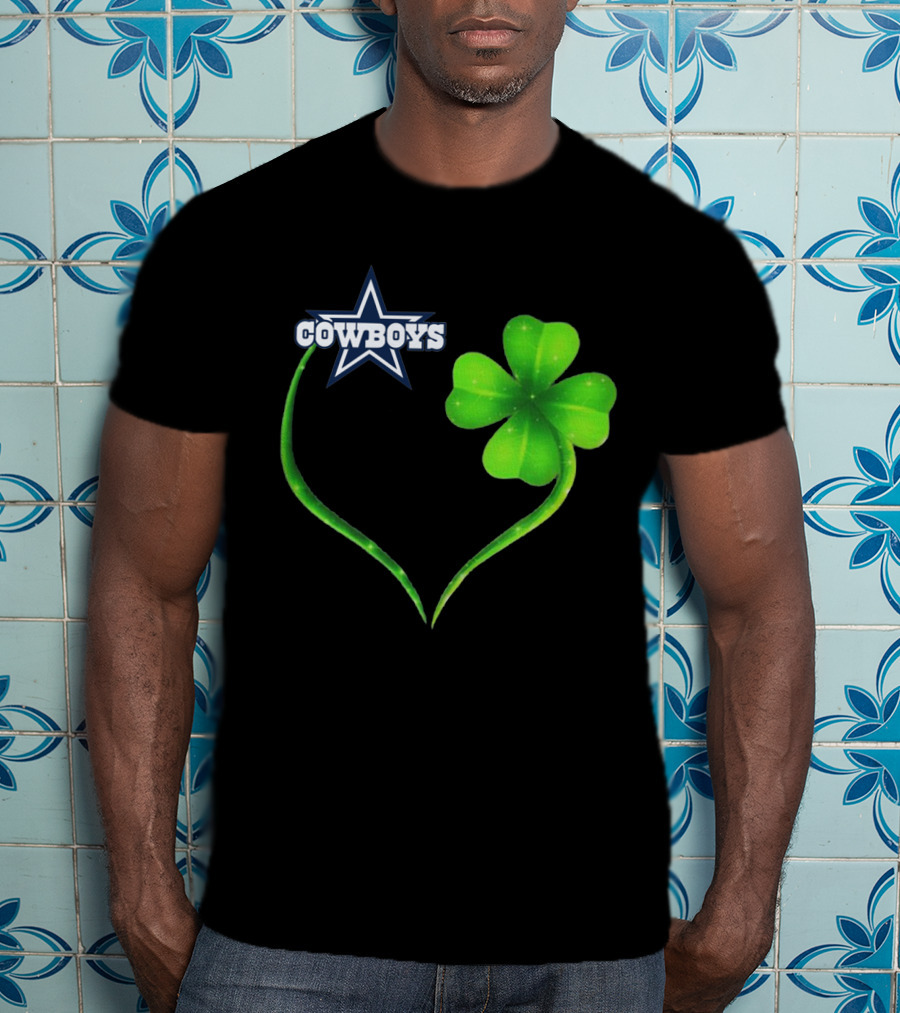 Cowboys Star Clover Heart T-Shirt
