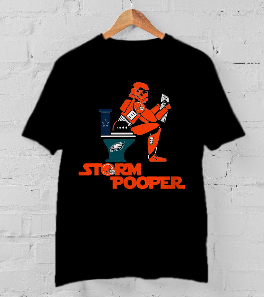 Storm Pooper Cleveland Browns Philadelphia Eagles Dallas Cowboys Legends T-Shirt