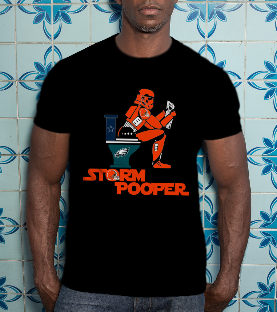 Storm Pooper Cleveland Browns Philadelphia Eagles Dallas Cowboys Legends T-Shirt