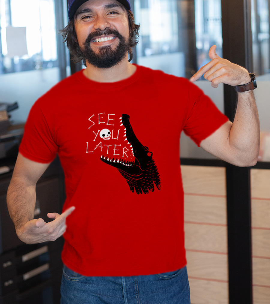 See You Later Alligator Skull T-Shirt