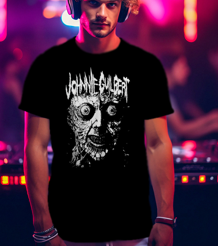 Johnnie Guilbert Haunted Soul Horror Face T-Shirt