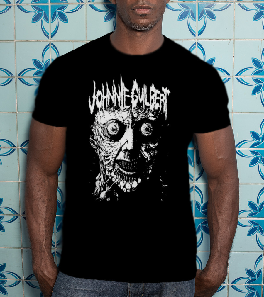 Johnnie Guilbert Haunted Soul Horror Face T-Shirt