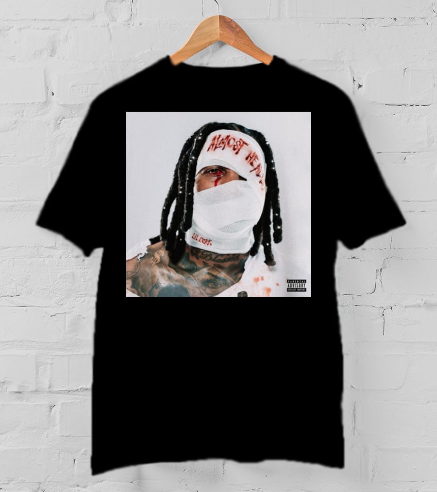 Lil Durk Almost Healed Bandaged Face Album T-Shirt