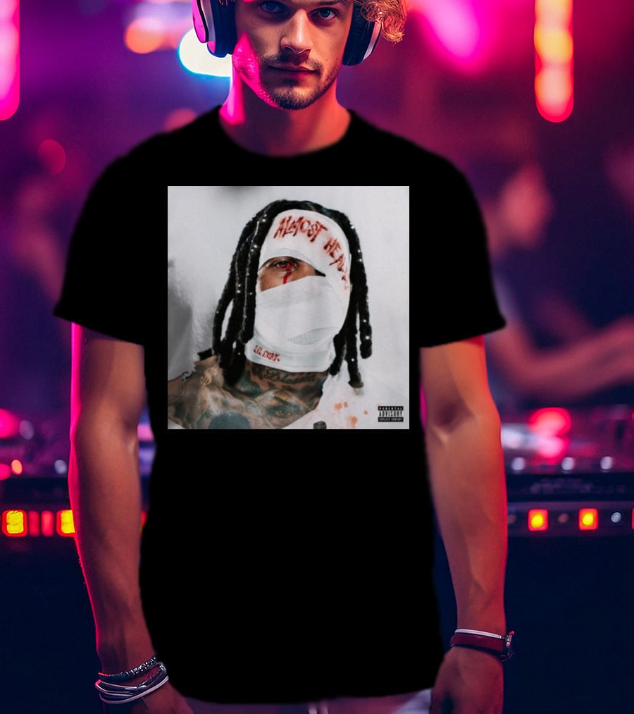 Lil Durk Almost Healed Bandaged Face Album T-Shirt