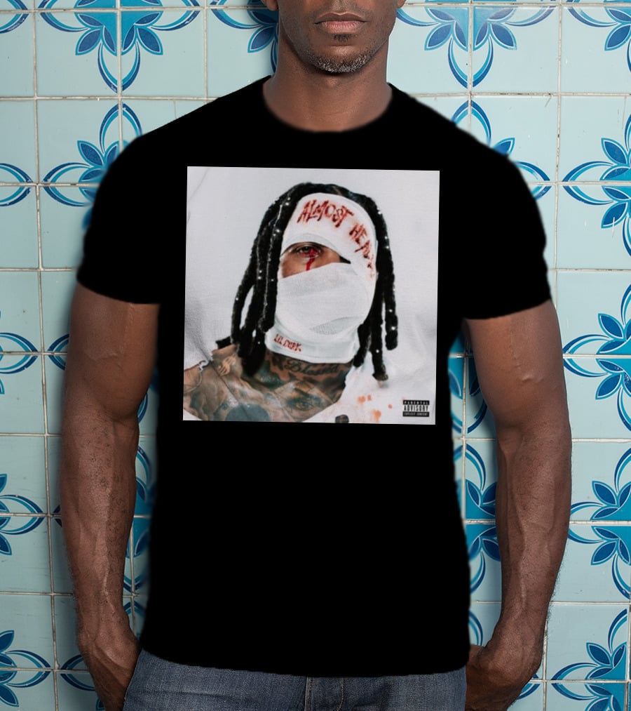 Lil Durk Almost Healed Bandaged Face Album T-Shirt