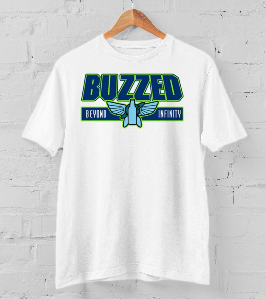 Buzzed Beyond Infinity Bottle With Wings T-Shirt