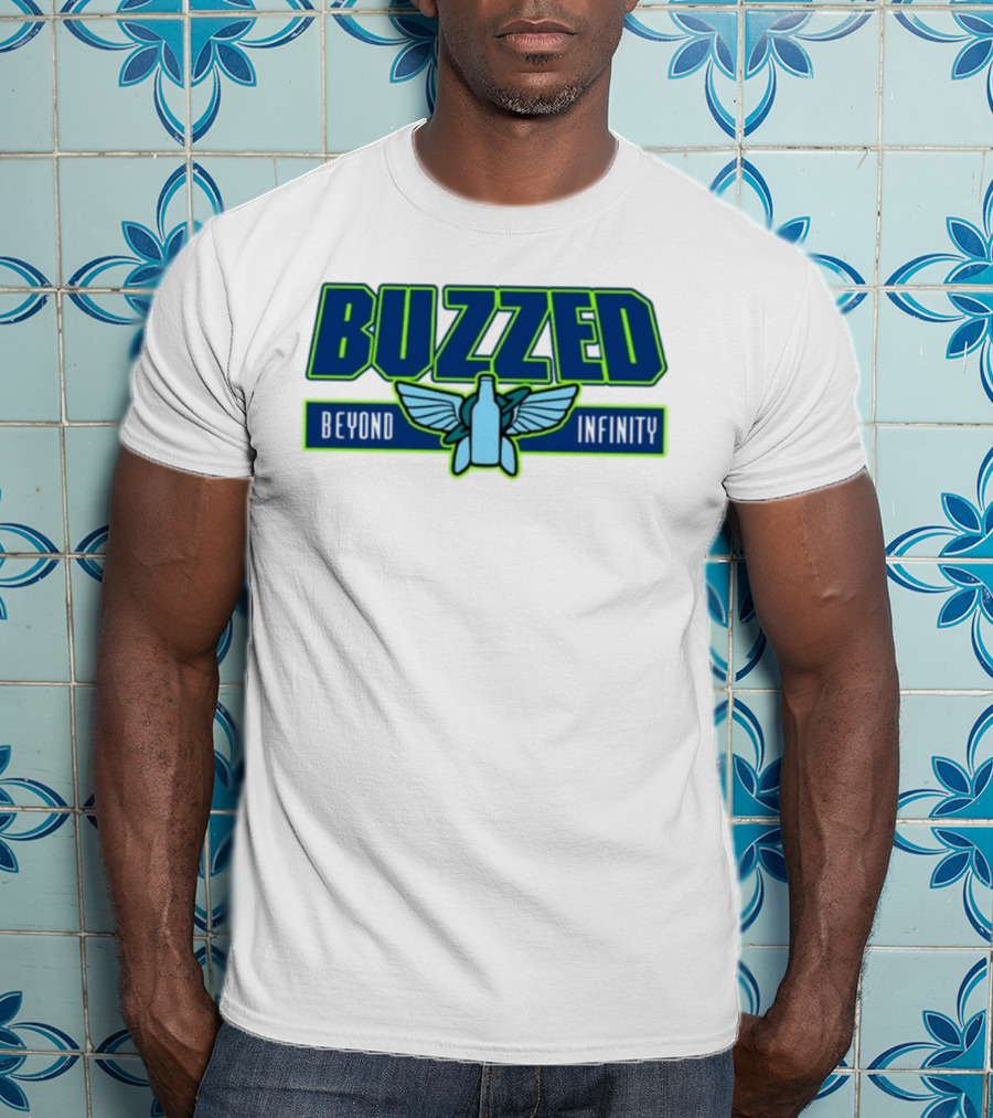 Buzzed Beyond Infinity Bottle With Wings T-Shirt