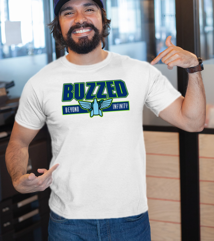 Buzzed Beyond Infinity Bottle With Wings T-Shirt