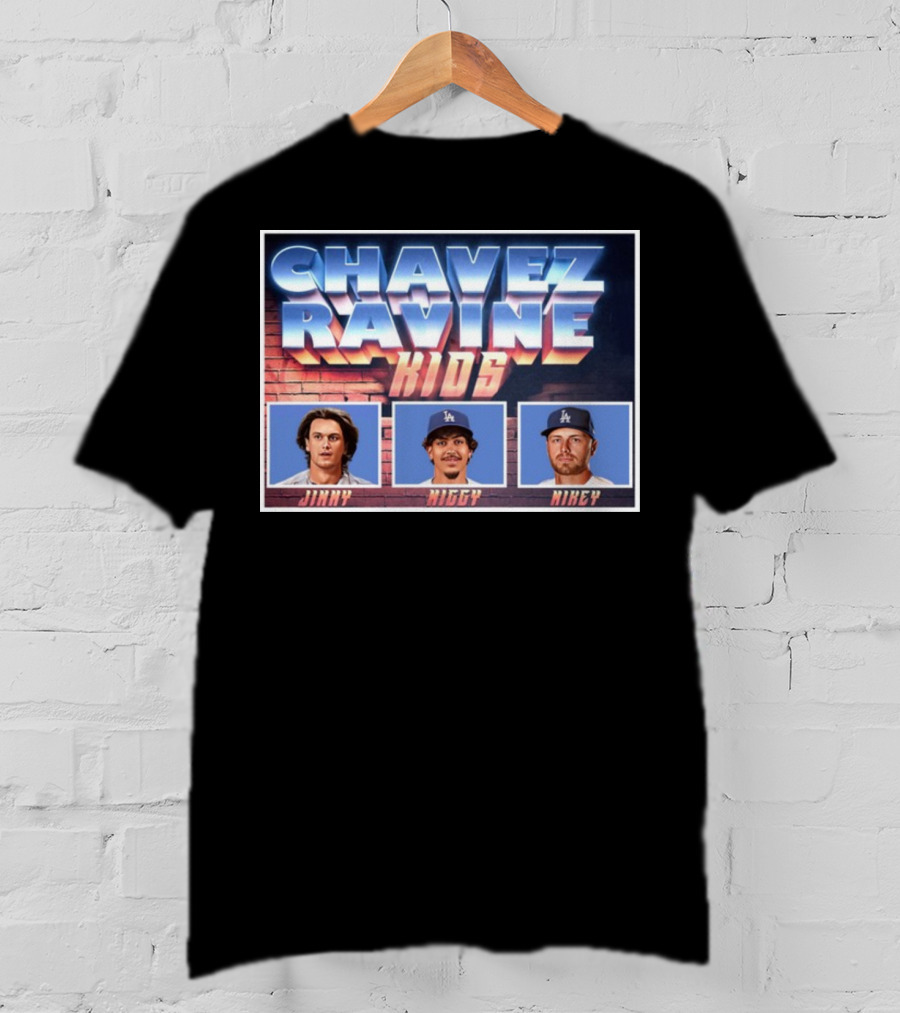 Chavez Ravine Kids Jimmy Miggy Mikey T-Shirt