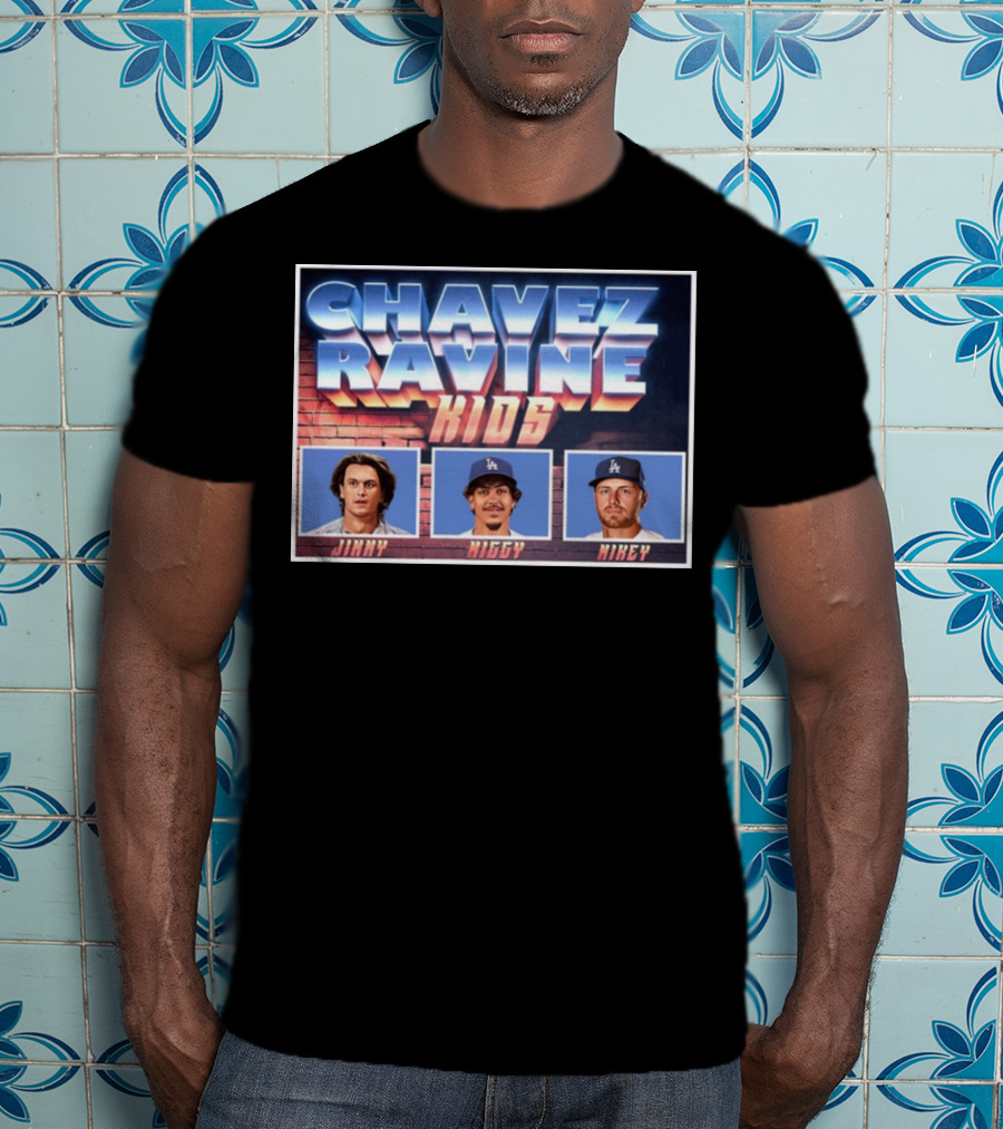 Chavez Ravine Kids Jimmy Miggy Mikey T-Shirt