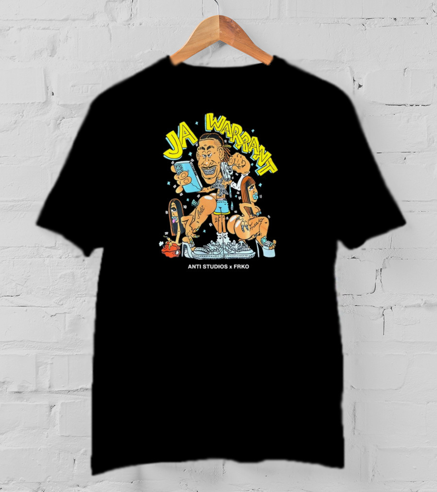 Ja Warrant Anti Studios X Frko Cartoon Style Collaboration T-Shirt