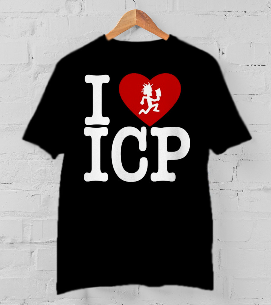 I Heart ICP Hatchetman Red Heart Iconic T-Shirt